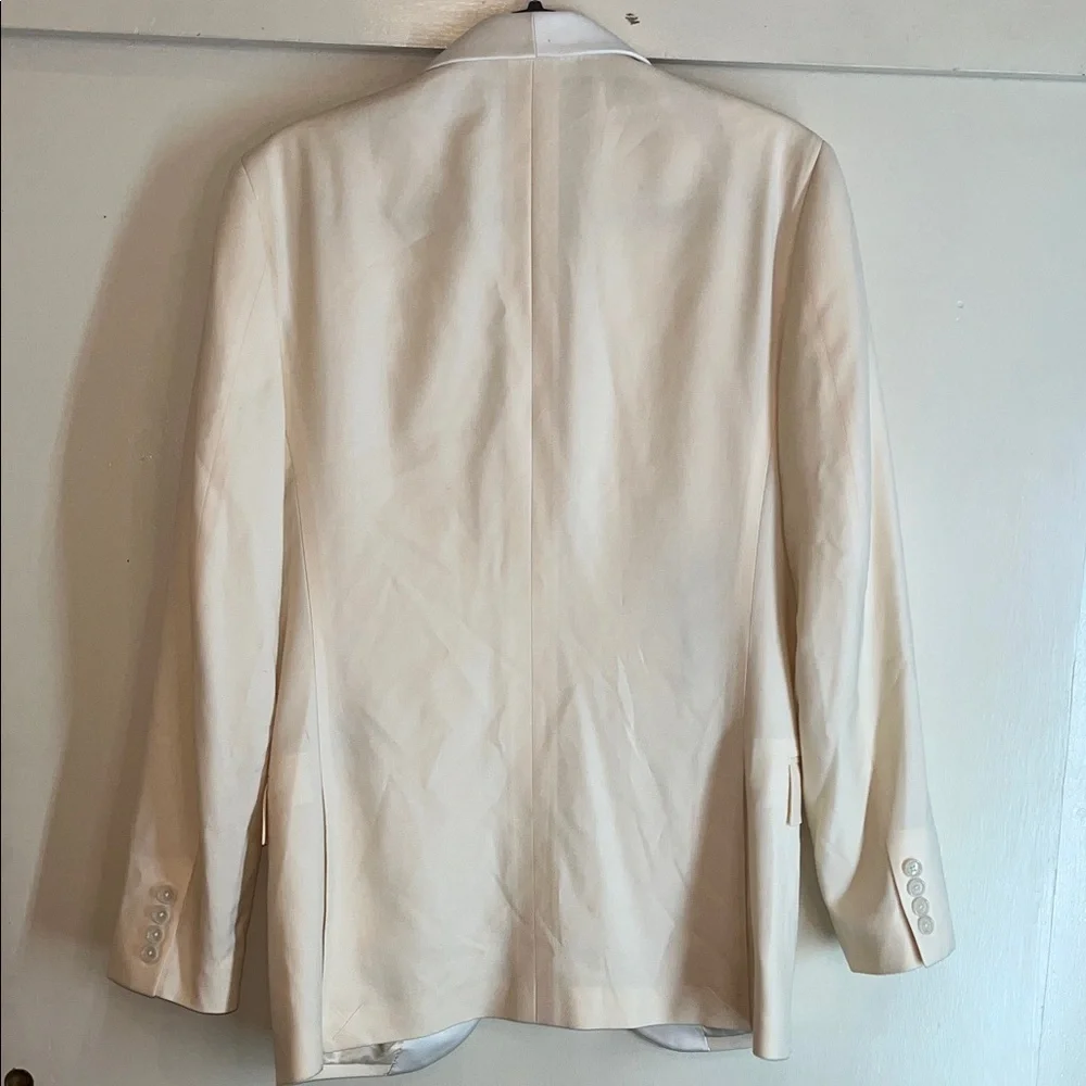 J. Crew Cream / White Tuxedo Blazer NWT 36R